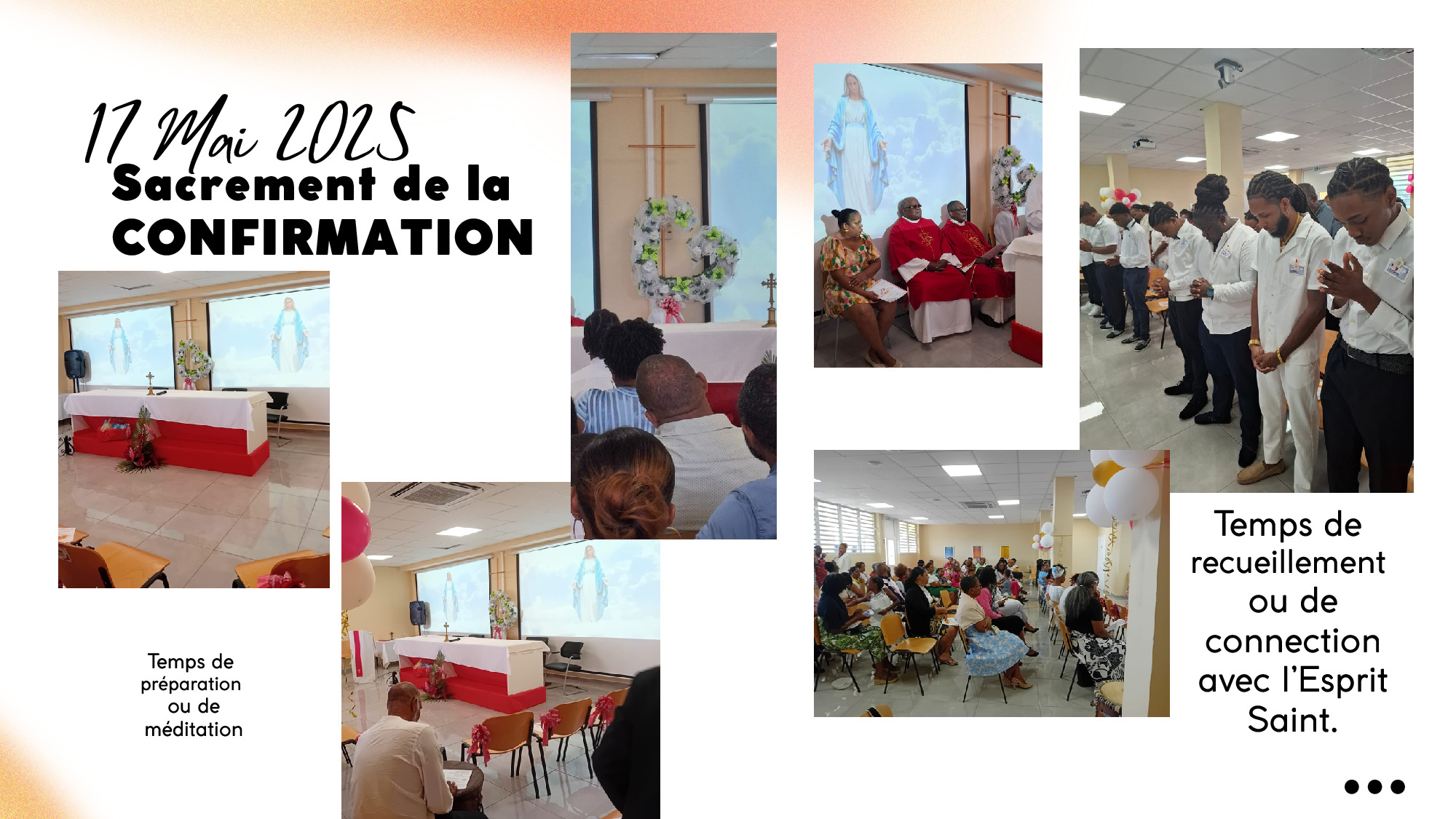 Sacrement de confirmation du 17 mai 2025